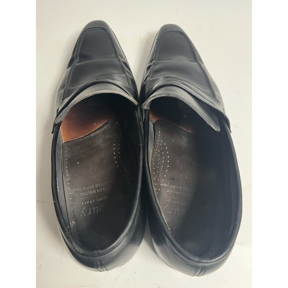 Finsbury Kennex Men’s Black Leather dress loafers Size 9 Goodyear Welted - Picture 8 of 10